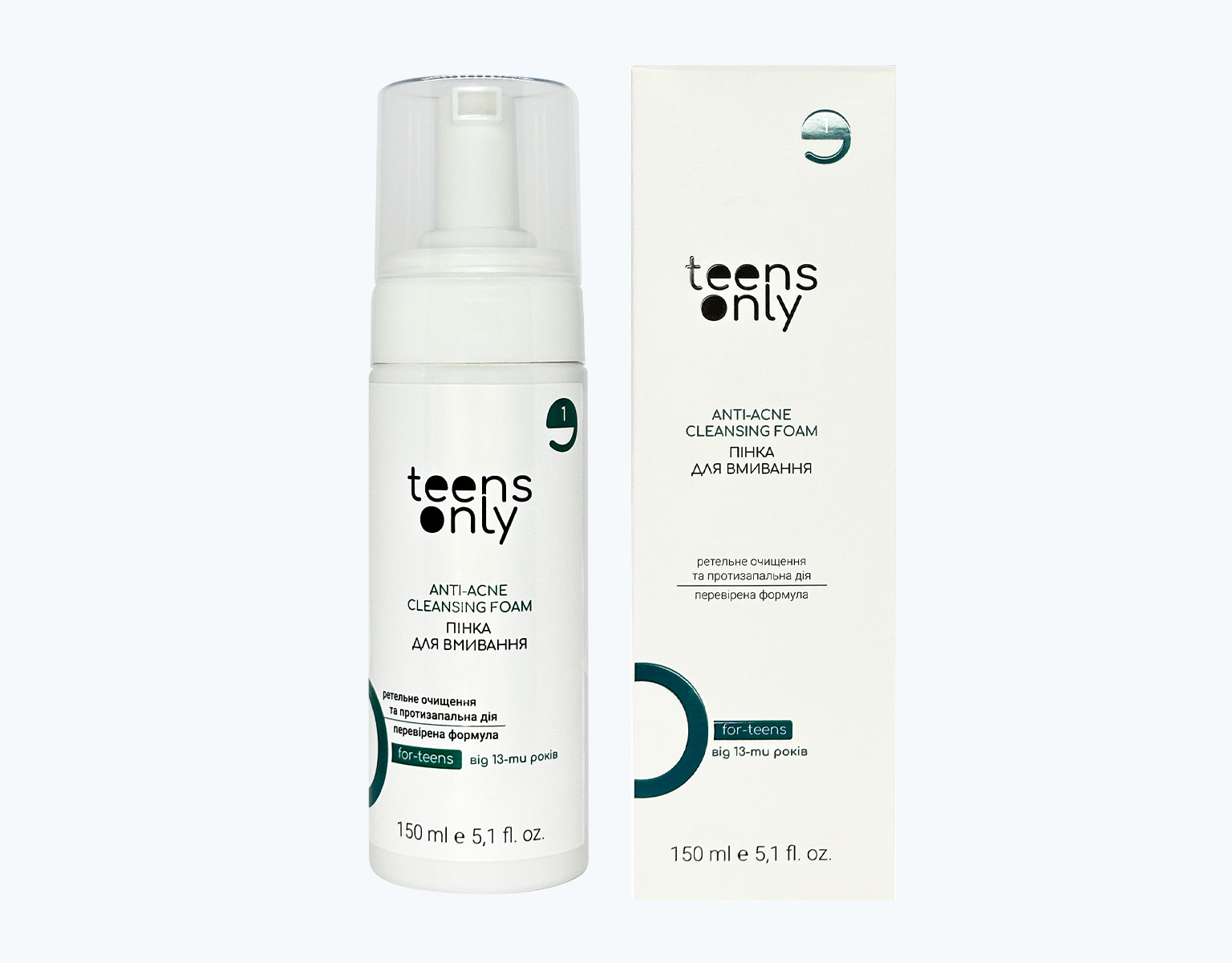 Набір доглядової косметики для підлітків teens only ANTI-ACNE для проблемної шкіри проти висипань