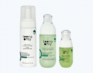 Набір доглядової косметики для підлітків teens only ANTI-ACNE для проблемної шкіри проти висипань