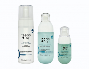 Набір доглядової косметики для підлітків teens only SUPER-CARE для нормальної та чутливої шкіри