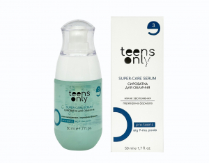 Набір доглядової косметики для підлітків teens only SUPER-CARE для нормальної та чутливої шкіри