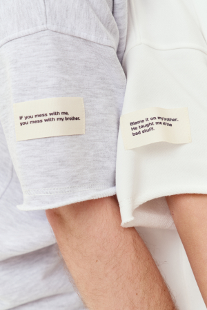 Футболка "Blame it on my brother. He taught me all the bad stuff."