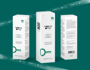 Пінка для вмивання teens only, ANTI-ACNE для проблемної шкіри проти висипань. Косметика для підлітків.