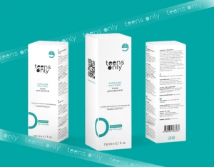 Тонік для обличчя teens only, SUPER-CLEANSING для комбінованої шкіри з проявами висипань. Косметика для підлітків.