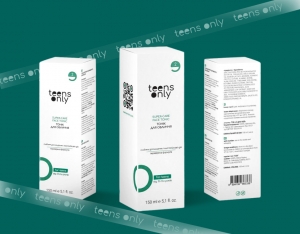 Тонік для обличчя teens only, ANTI-ACNE для проблемної шкіри проти висипань. Косметика для підлітків.